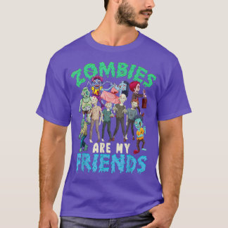 Zombies är min vän Halloween Costume Kids Boys T Shirt