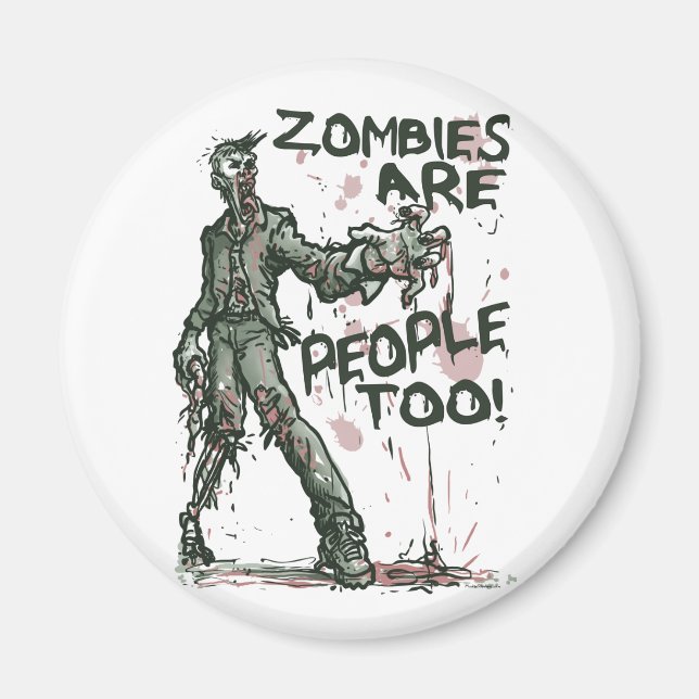 Zombies är People to Gear Magnet (Framsidan)