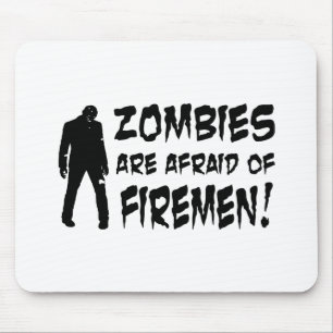 Zombies är rädda av brandmangåvor musmatta