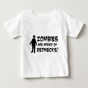 Zombies är rädda för att få rinna av. t shirt