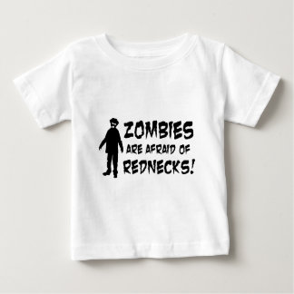 Zombies är rädda för att få rinna av. t shirt
