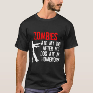 Zombies åt min läxa och min hund tröja
