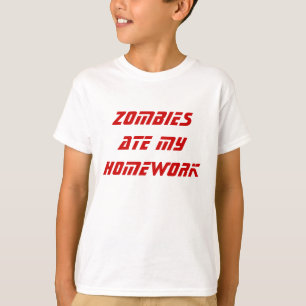 ZOMBIES ÅT MIN LÄXA T SHIRT