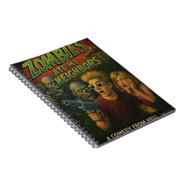 Zombies Ate Mina grannar bärbar dator Anteckningsbok (Högra Sidan)