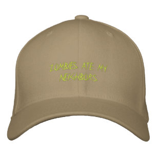 Zombies Ate Mina grannar Hat Broderad Keps