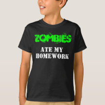 "Zombies Ate My Homwork", levande död Humor