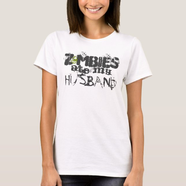 Zombies Ate My Make Bella Flowy Circle Top T-shirt (Framsida)