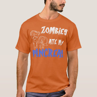 Zombies Ate My Pancreas Funny T1D Warrior Funny Di T Shirt