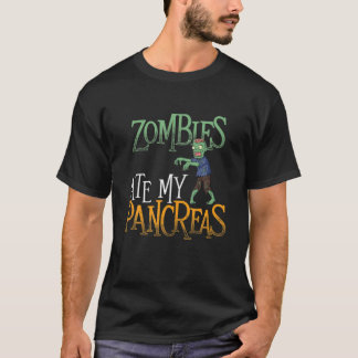 Zombies Ate My Pancreas - T1D diabetesdiabetes Aw T Shirt
