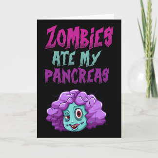 Zombies Ate My Pancreas T1d Type 1 Diabetes Girls  Kort