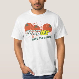 Zombies äter hjärnor! t shirt