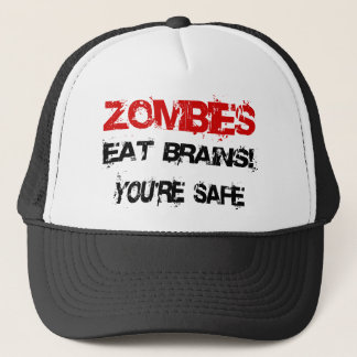 Zombies äter hjärnor! truckerkeps