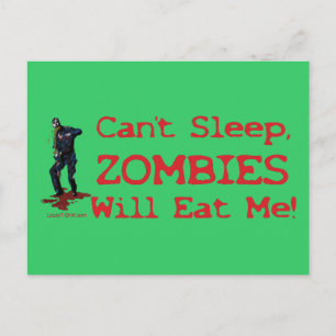 Zombies äter mig vykort