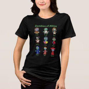 Zombies av Afrika T Shirt