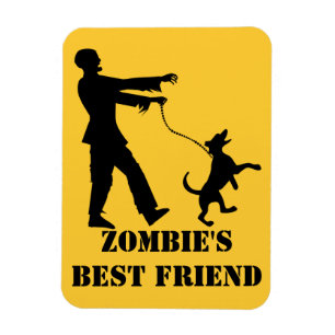 Zombies bästa vän magnet