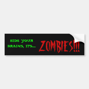 Zombies!! Bildekal