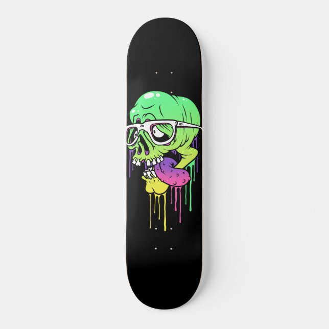 Zombies-Coola Mini Skateboard Bräda 18,5 Cm (Framsida)