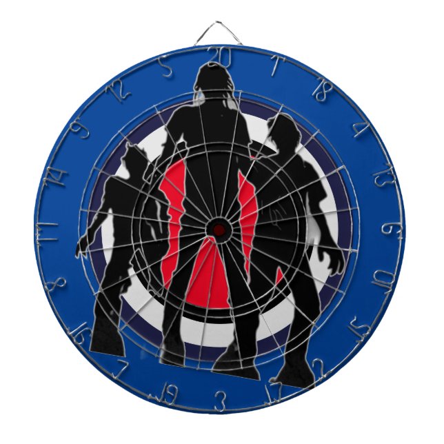 Zombies Dartboard Darttavla (Framsidan)