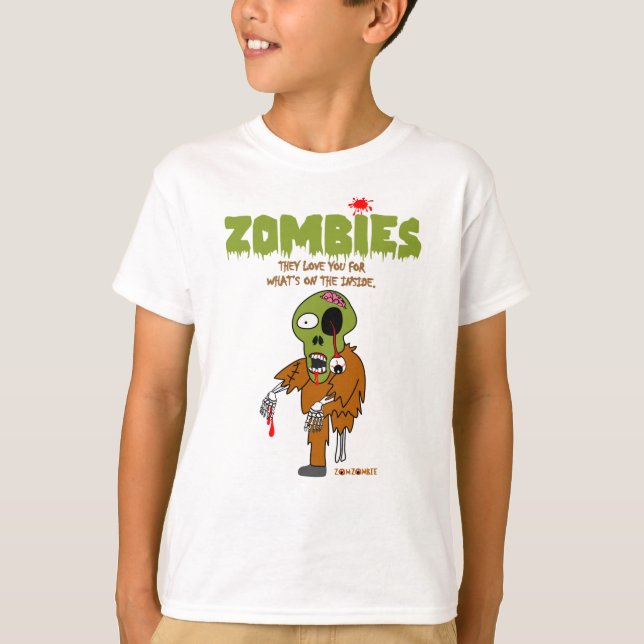 Zombies de Kärlek dig för det som finns inuti T Shirt (Framsida)