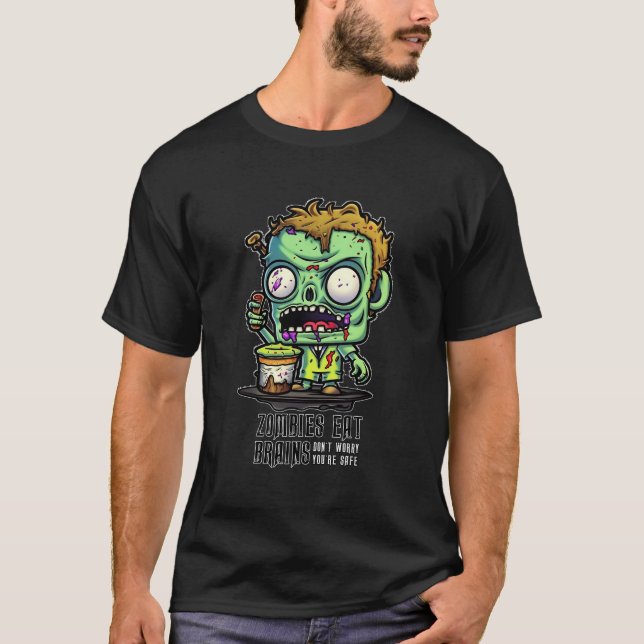 Zombies Eat Brains T-shirt (Framsida)