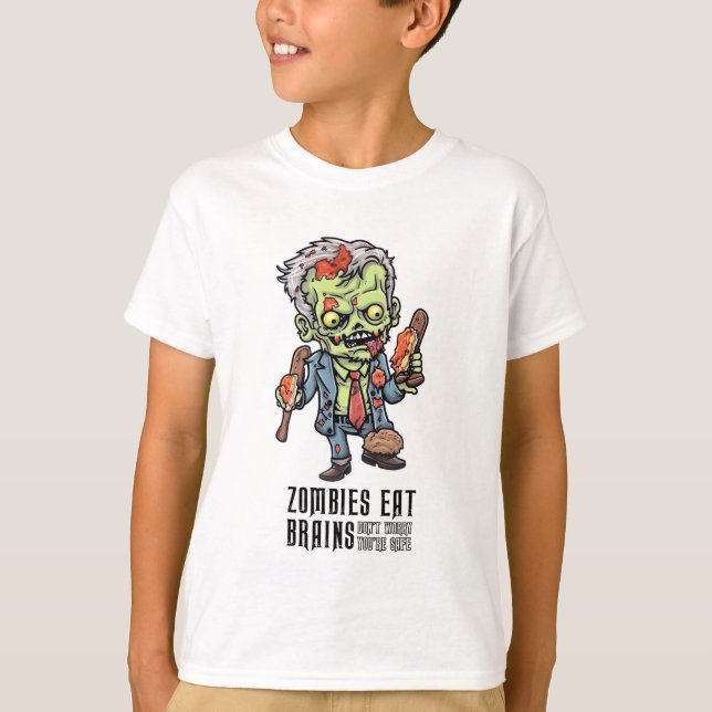 Zombies eat Brains T-shirt (Framsida)