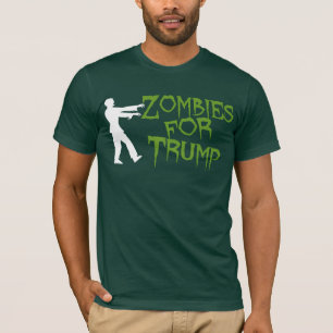 Zombies för trumfhumor tee shirt