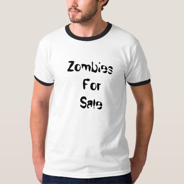 Zombies Försäljning T-Shirt (Framsida)