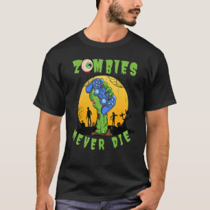 Zombies gör aldrig Coola Zombie-grafikspel T Shirt