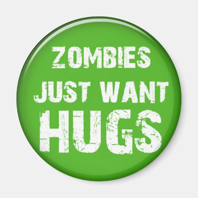 zombies Halloween goodies Magnet (Framsidan)