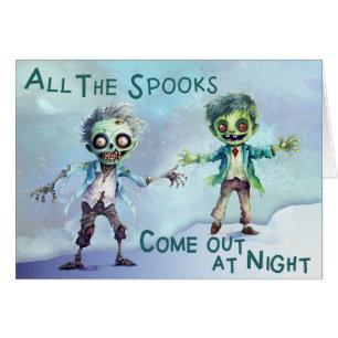 Zombies Hälsningskort