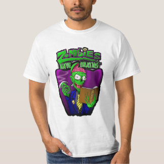 Zombies har hjärnor tee shirt