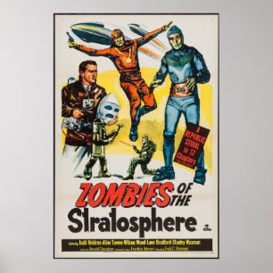Zombies i Stratosphere poster