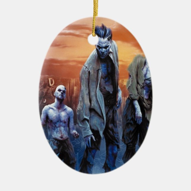 Zombies! Julgransprydnad Keramik (Framsidan)