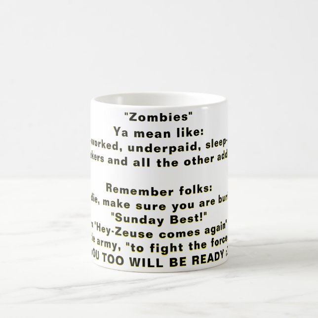 ’Zombies’ Kaffemugg (Center)