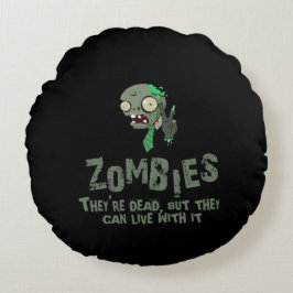 Zombies kan leva med det rund kudde