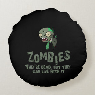 Zombies kan leva med det rund kudde
