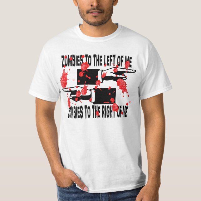 Zombies lite varstans mig t shirt (Framsida)