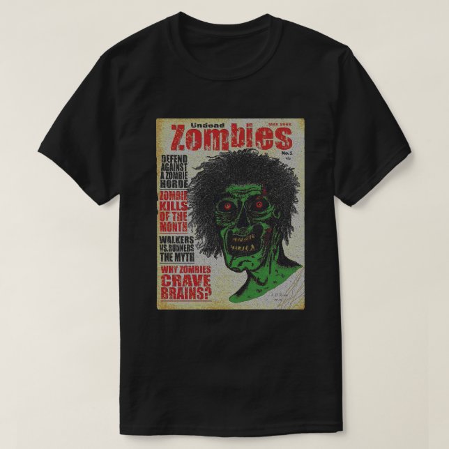 ZOMBIES - Magasinet T Shirt (Design framsida)
