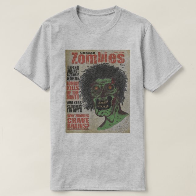 ZOMBIES - Magazinet T Shirt (Design framsida)
