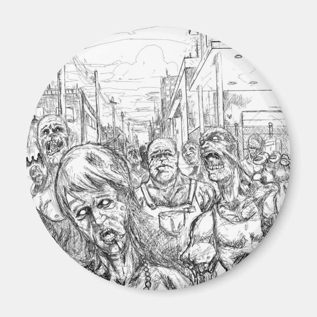 Zombies! Magnet (Framsidan)
