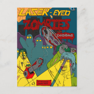 Zombies med synonymer med kronsågar vykort