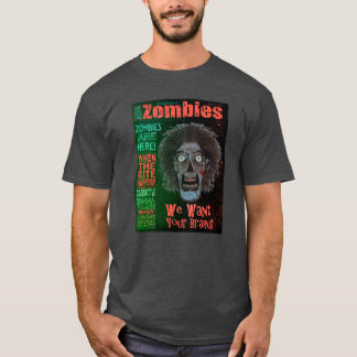 ZOMBIES-Odödan Vi vill ha Orangen Brains T Shirt