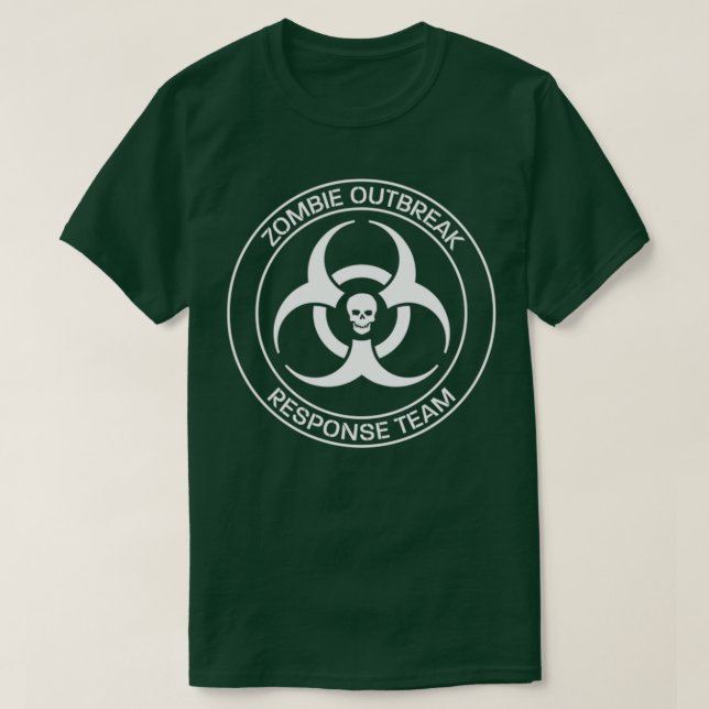Zombies Outruption Response Team T Shirt (Design framsida)