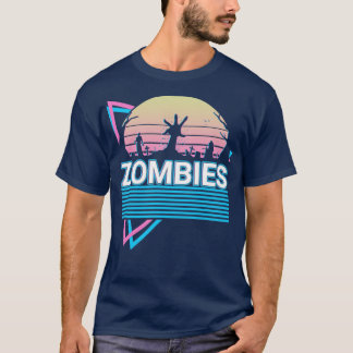 Zombies Retro T Shirt
