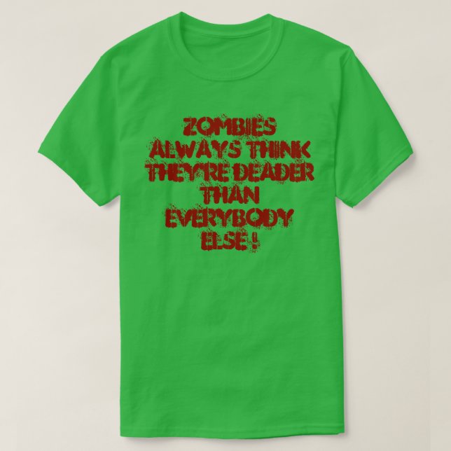 ZOMBIES T-SHIRT (Design framsida)