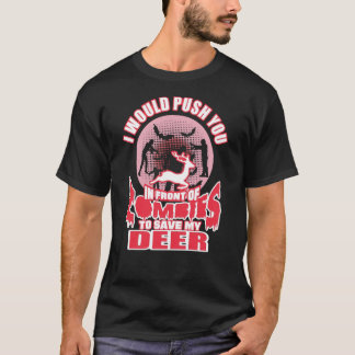 Zombies till Spara min Hjort T Shirt