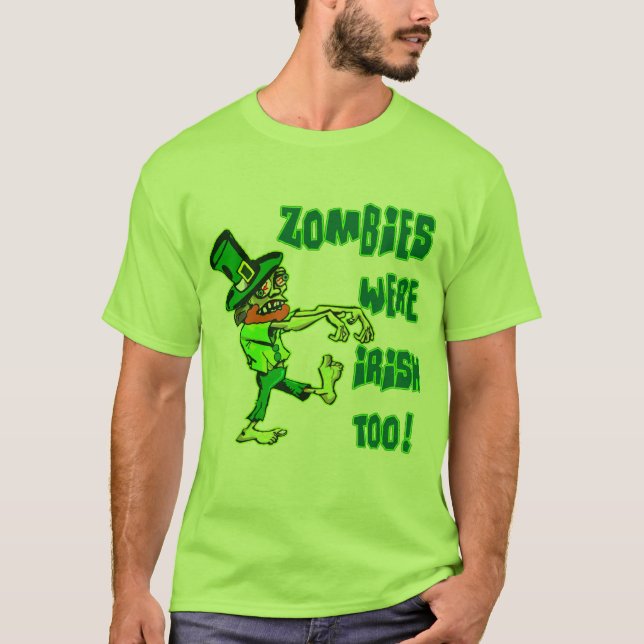 Zombies var irländska för! tröja (Framsida)