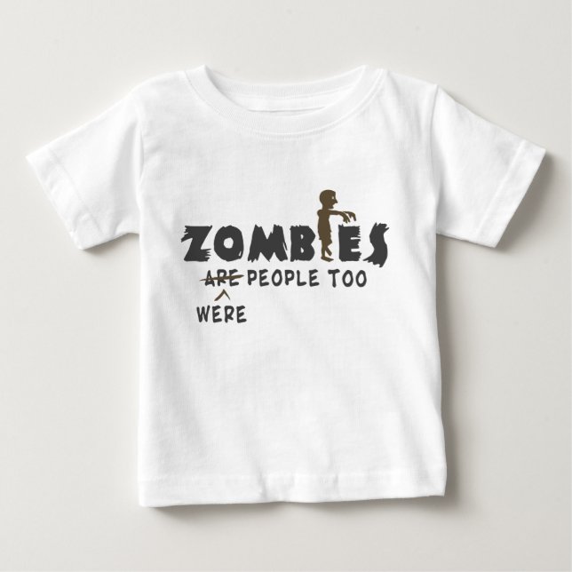 Zombies var också människor tröja (Framsida)