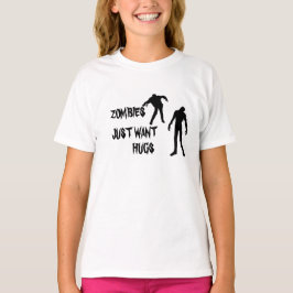 Zombies vill bara ha kramar t shirt