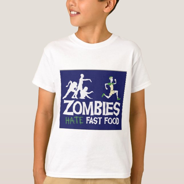 ZombiesHATsnabbmat T Shirt (Framsida)